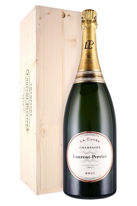 Champagne Laurent Perrier Brut La Cuvée Magnum cassa legno - Laurent Perrier
