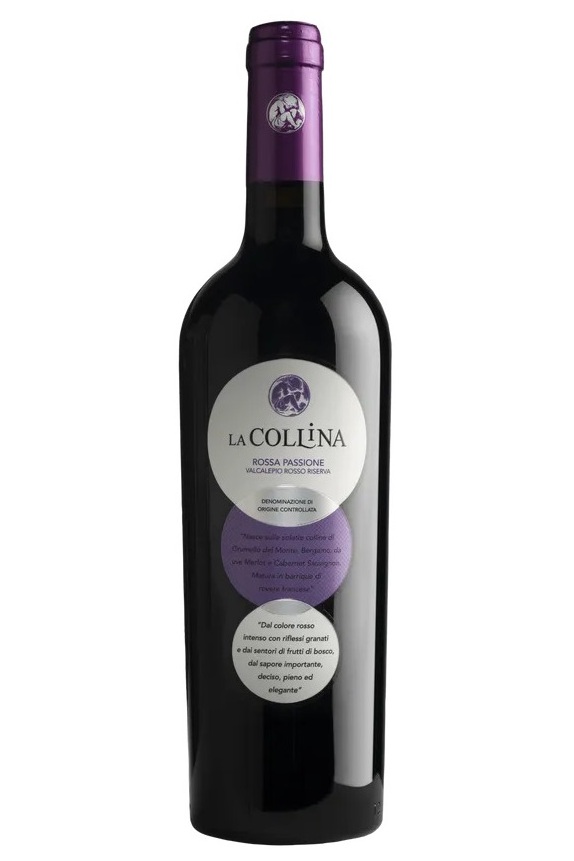 La Collina "Rossa Passione" Valcalepio Rosso Riserva Doc 2015 - La Collina