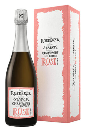 Champagne Louis Roederer "Philippe Stark" Brut Nature Rosé 2015 (con astuccio) - Louis Roederer