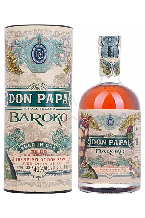 Don Papa Baroko Rum with Gift Box - Don Papa