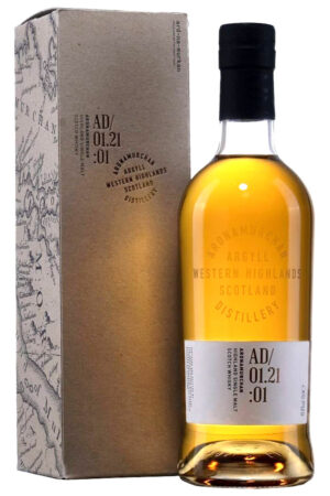 Whisky Ardnamurchan 01.21:01 Highland Single Malt Scotch Whisky 46,8% - Ardnamurchan Distillery
