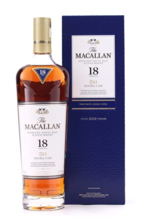 Whisky The Macallan Double Cask 18 Year Old 2021 Release Gift Boxed - The Macallan