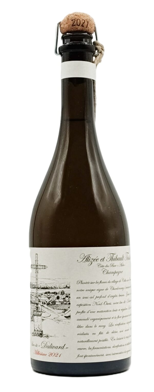 Champagne  Alizée et Thibault Tassin "Dalivard" Blanc de Blancs Brut Nature 2021 - Alizée et Thibault Tassin
